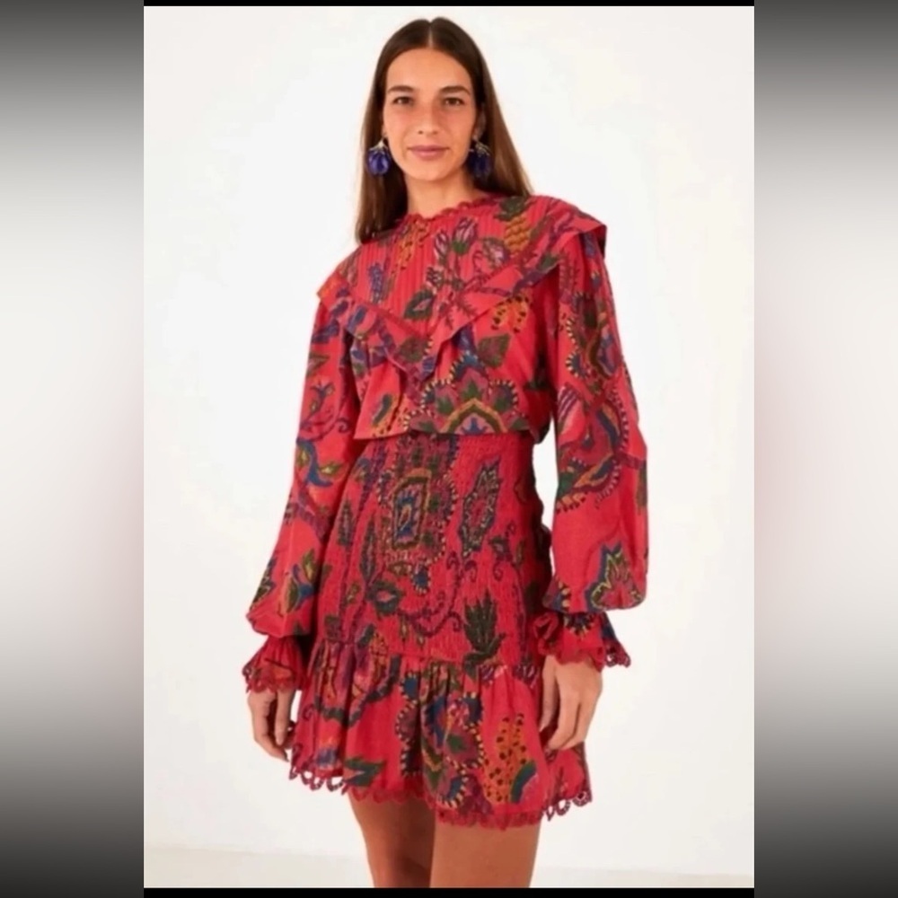 NWT Farm Rio Sunset tapestry mini dress
Size Large - Picture 2 of 12